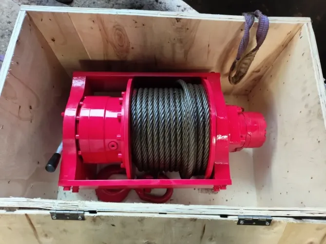 Vidutinė hidraulinė gervė 8-10t – pakavimo vaizdas